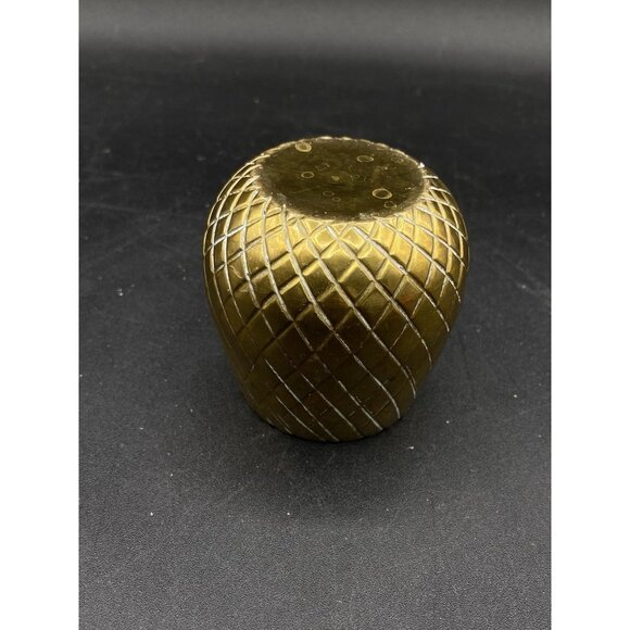 DESSAU Brass Pineapple Trinket Box Solid Brass India 5" Tall Candle Holder - Picture 5 of 8